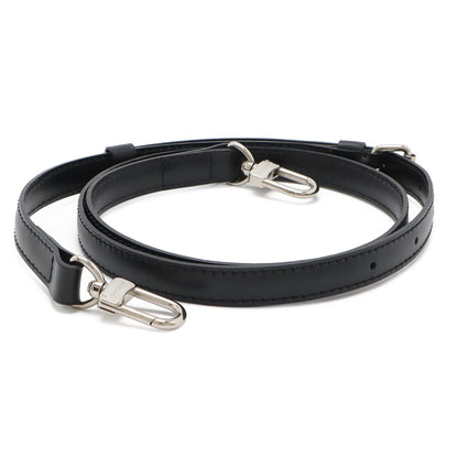 Louis Vuitton Epi Shoulder Strap Adjustable Only Leather Black Silver — view 2