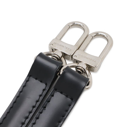 Louis Vuitton Epi Shoulder Strap Adjustable Only Leather Black Silver — view 4