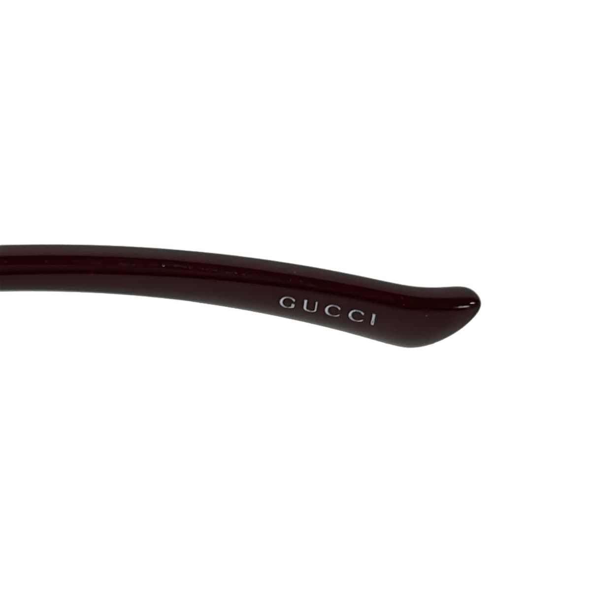 Gucci Sunglasses S Dark Brown Bordeaux Horsebit Eyewear — view 4
