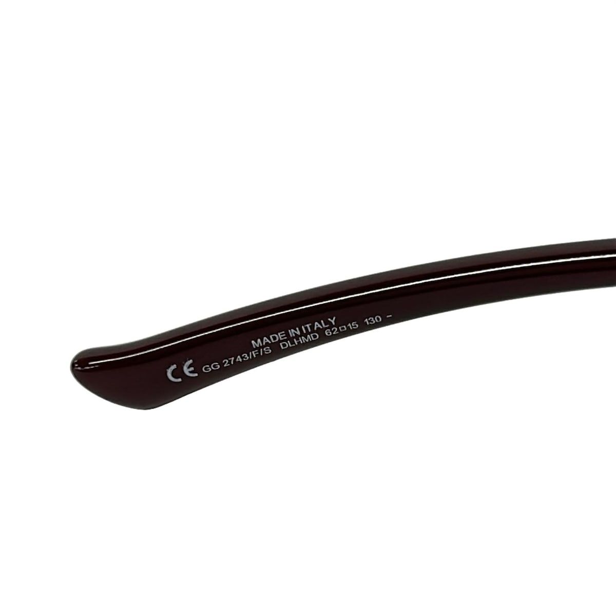 Gucci Sunglasses S Dark Brown Bordeaux Horsebit Eyewear — view 5