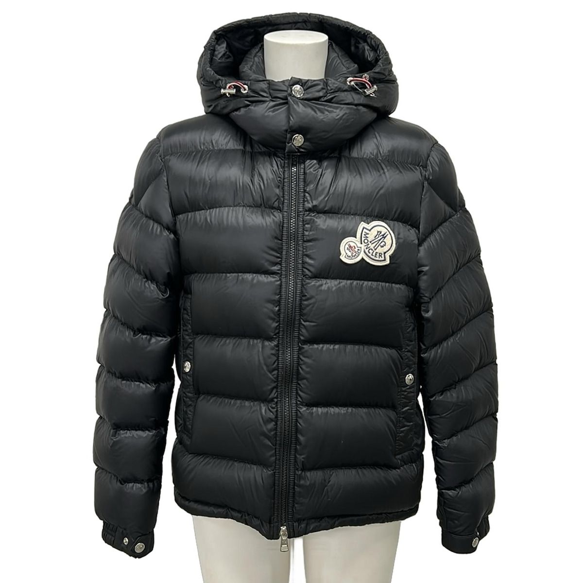 Moncler Down Jacket 2 M Bramant Black Long Sleeve Zip Up Winter