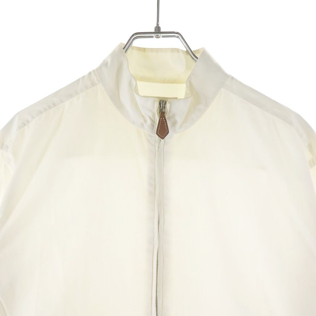 Hermes Half Zip Shirt White Cotton — view 3