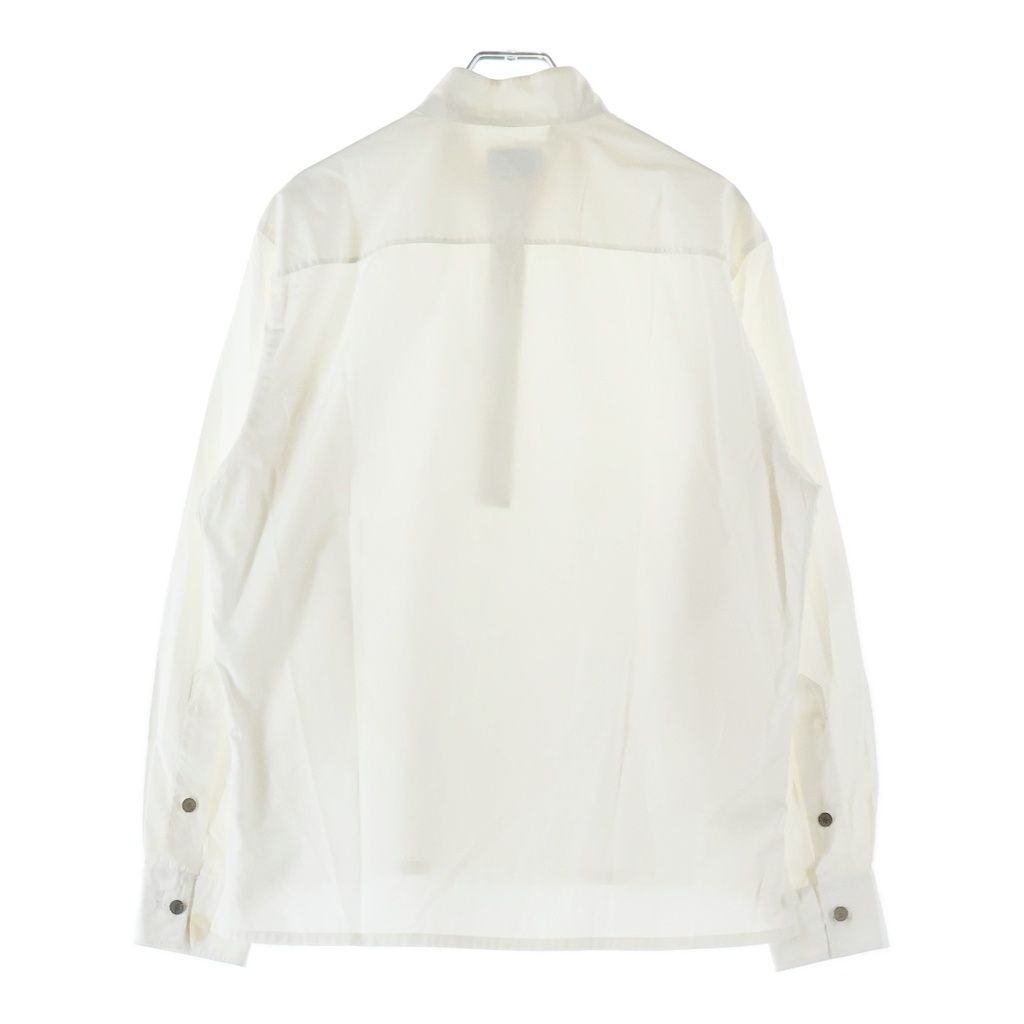 Hermes Half Zip Shirt White Cotton — view 2