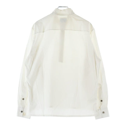 Hermes Half Zip Shirt White Cotton — view 2