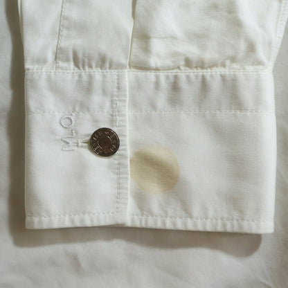Hermes Half Zip Shirt White Cotton — view 6