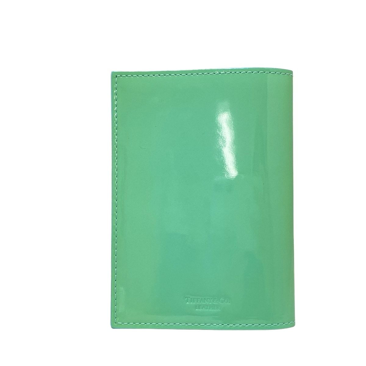 Tiffany & Co Case Light Green Book Cover Leather Shoulder Bag — view 2