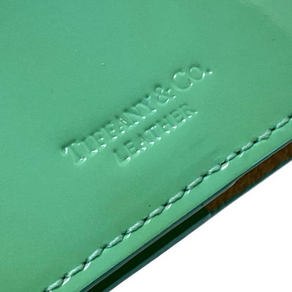 Tiffany & Co Case Light Green Book Cover Leather Shoulder Bag — view 4