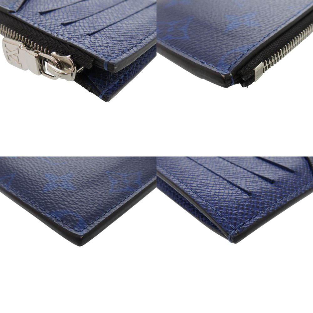 Louis Vuitton Coin Card Holder Taigarama IC Leather Blue — view 4