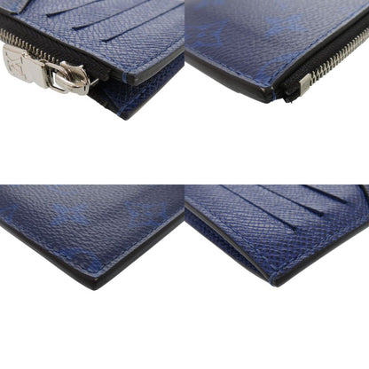 Louis Vuitton Coin Card Holder Taigarama IC Leather Blue — view 4