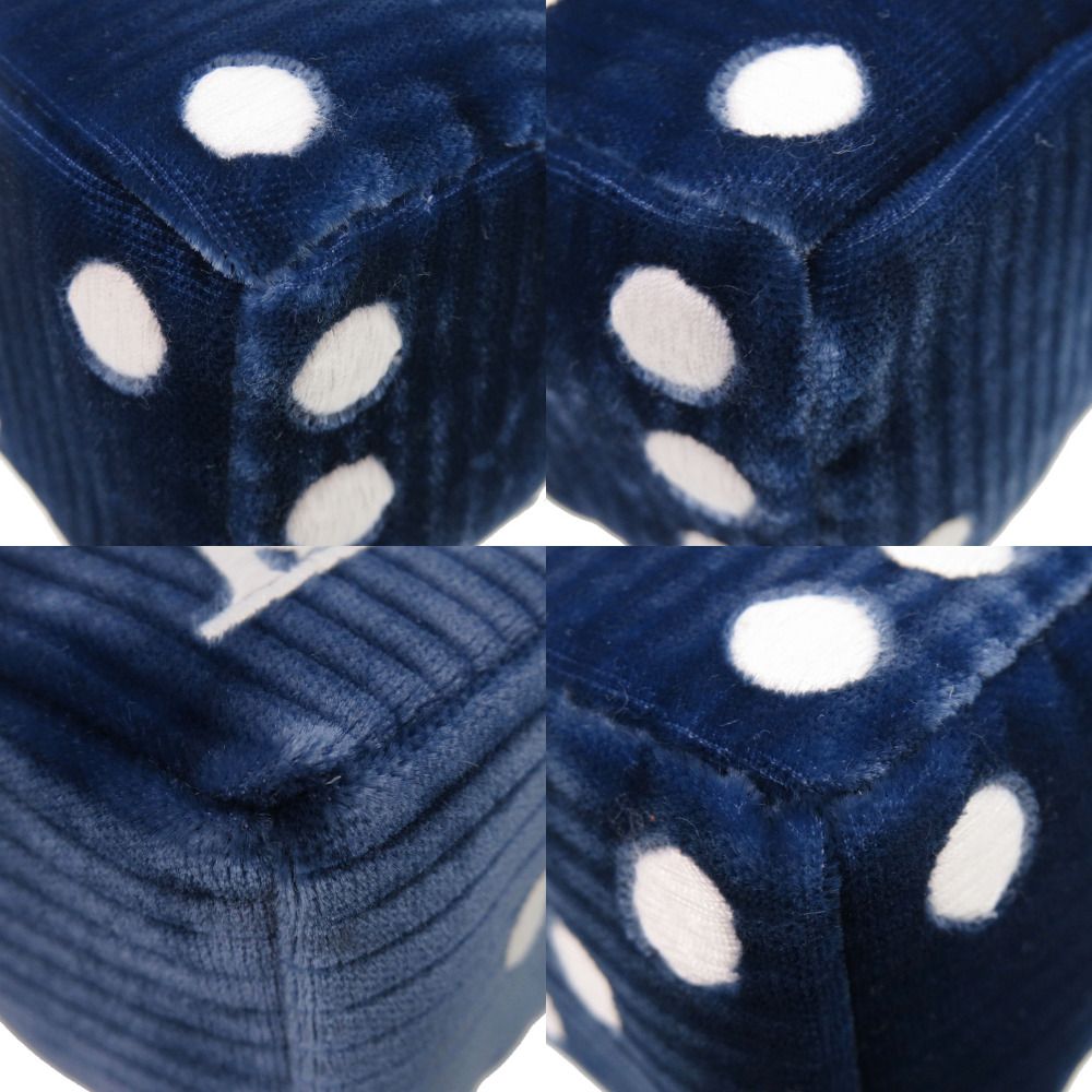 Louis Vuitton Lucky Dice Velvet Navy Key Holder Bag Charm — view 5