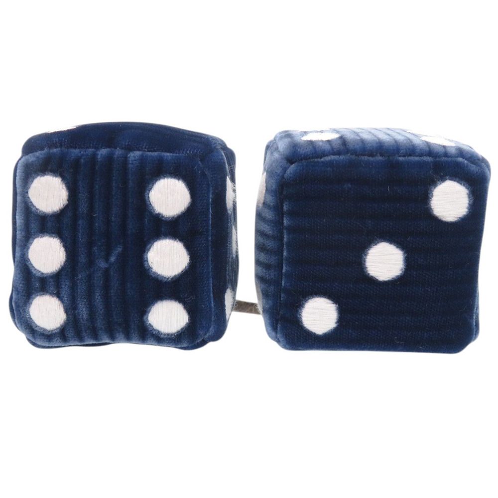 Louis Vuitton Lucky Dice Velvet Navy Key Holder Bag Charm — view 4