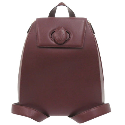 Cartier Must Line Leather Bordeaux Backpack