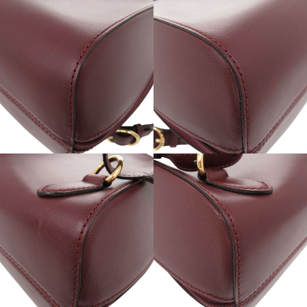 Cartier Must Line Leather Bordeaux Backpack — view 4
