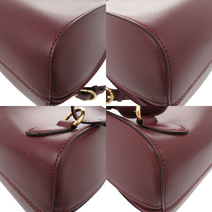 Cartier Must Line Leather Bordeaux Backpack — view 4