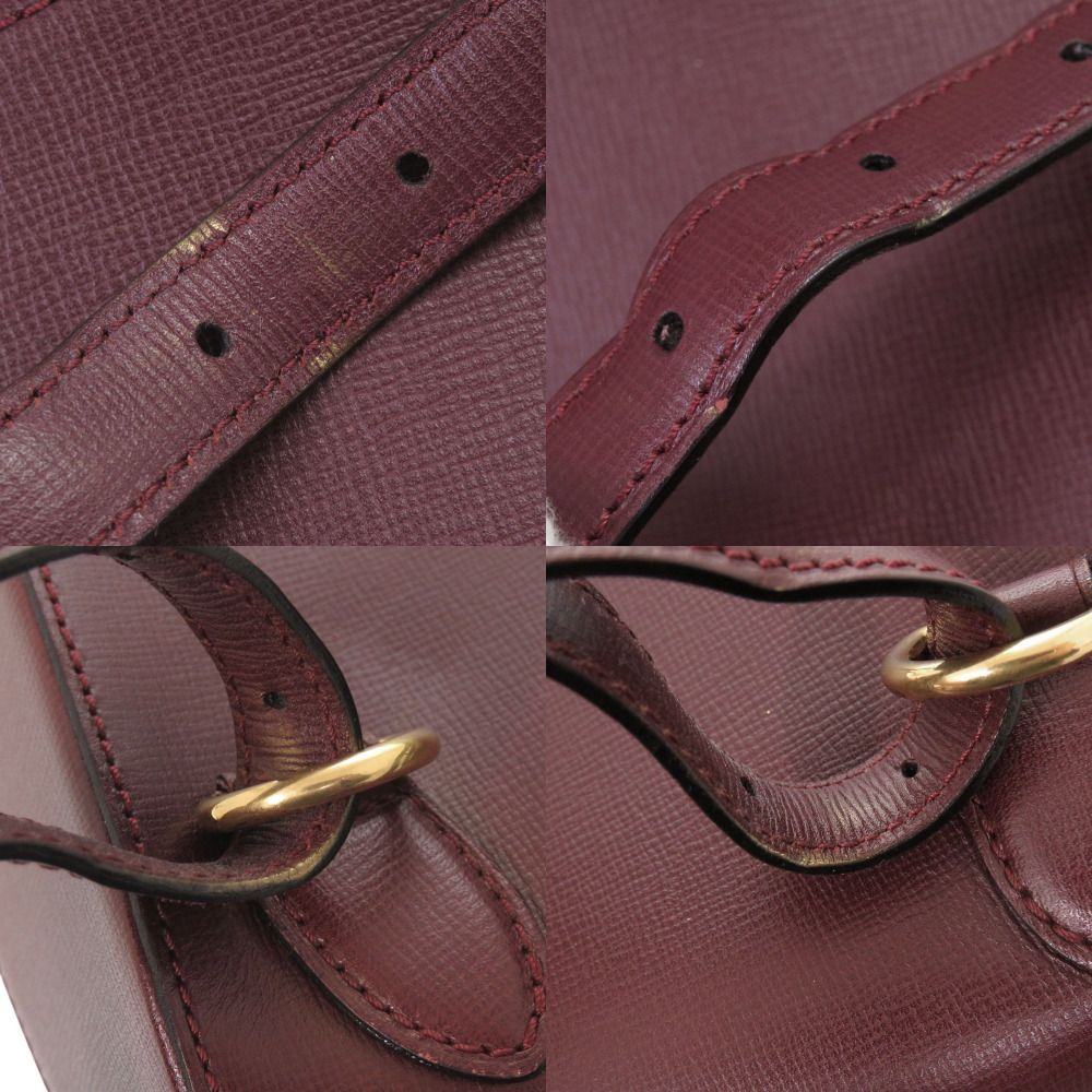Cartier Must Line Leather Bordeaux Backpack — view 9