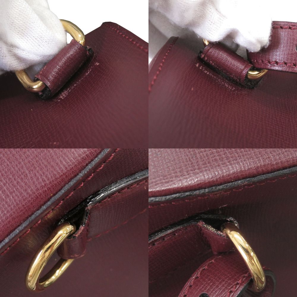 Cartier Must Line Leather Bordeaux Backpack — view 8