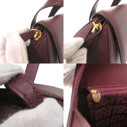 Cartier Must Line Leather Bordeaux Backpack — view 7