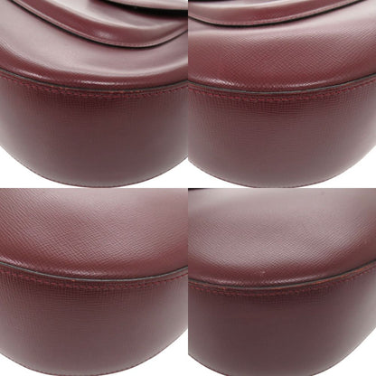 Cartier Must Line Leather Bordeaux Shoulder Bag — view 3