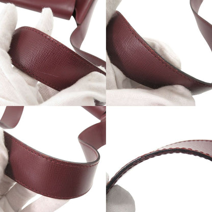 Cartier Must Line Leather Bordeaux Shoulder Bag — view 8