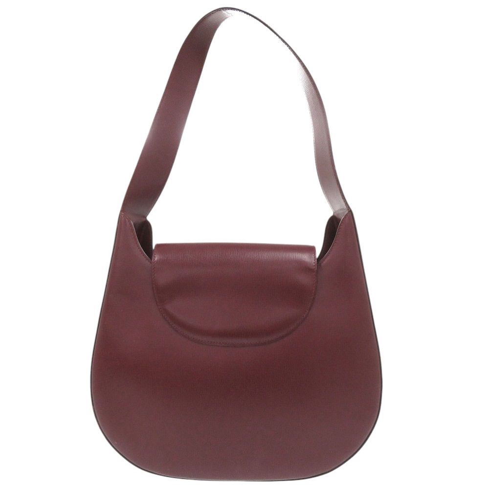 Cartier Must Line Leather Bordeaux Shoulder Bag — view 2