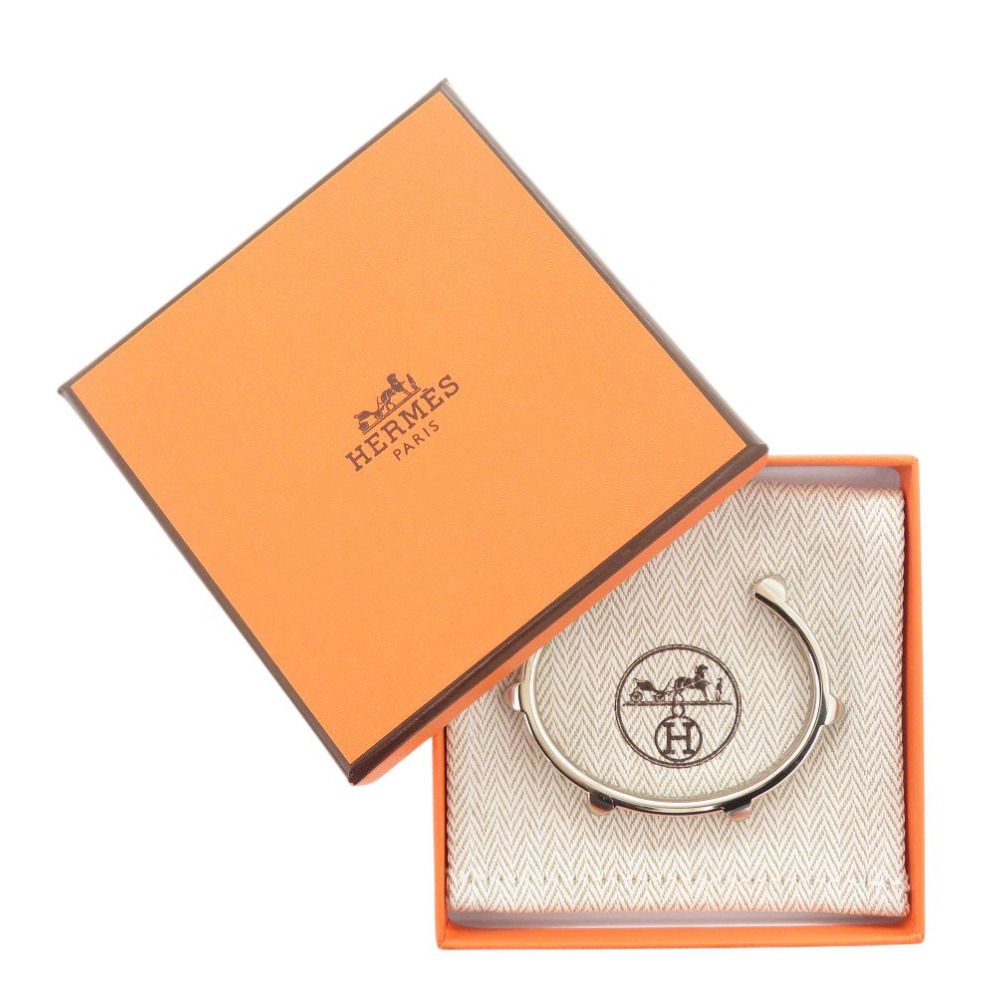 Hermes Athena Metal Chebrushamkira Arjan Silver Bracelet Bangle — view 2