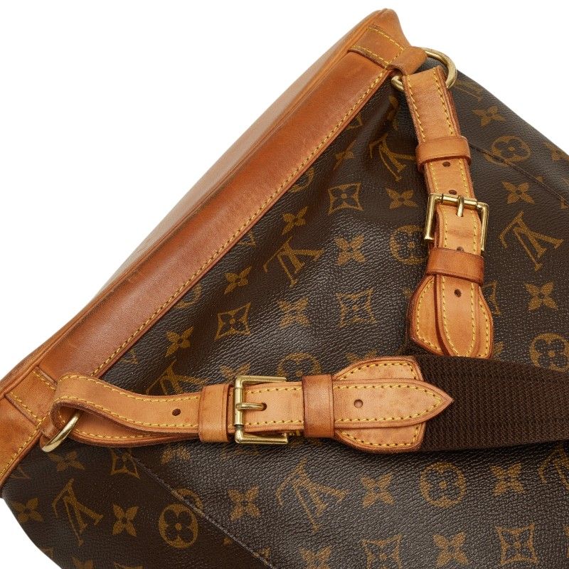 Louis Vuitton Monogram Montsouris GM Backpack Brown Leather — view 8