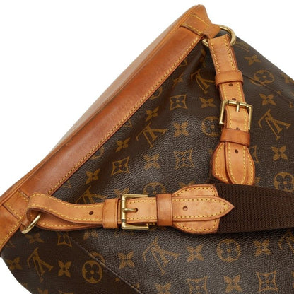 Louis Vuitton Monogram Montsouris GM Backpack Brown Leather — view 8