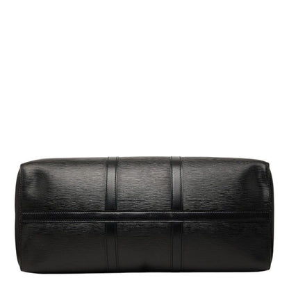 Louis Vuitton Epi Keepall 50 Boston Bag Noir Black Leather — view 3