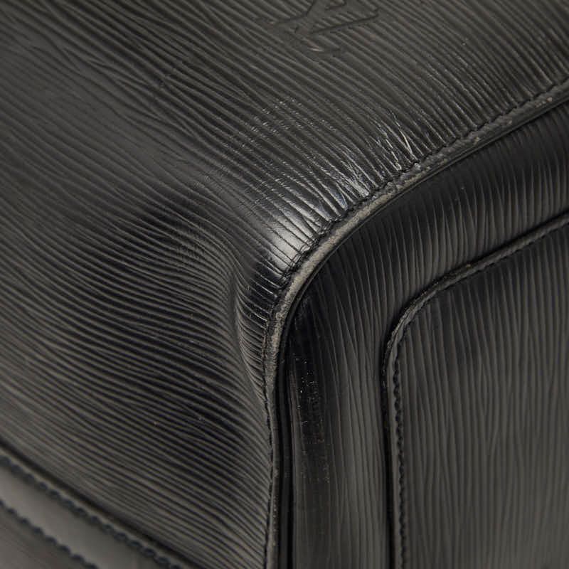 Louis Vuitton Epi Keepall 50 Boston Bag Noir Black Leather — view 5