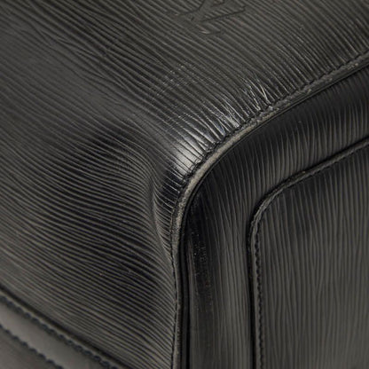 Louis Vuitton Epi Keepall 50 Boston Bag Noir Black Leather — view 5
