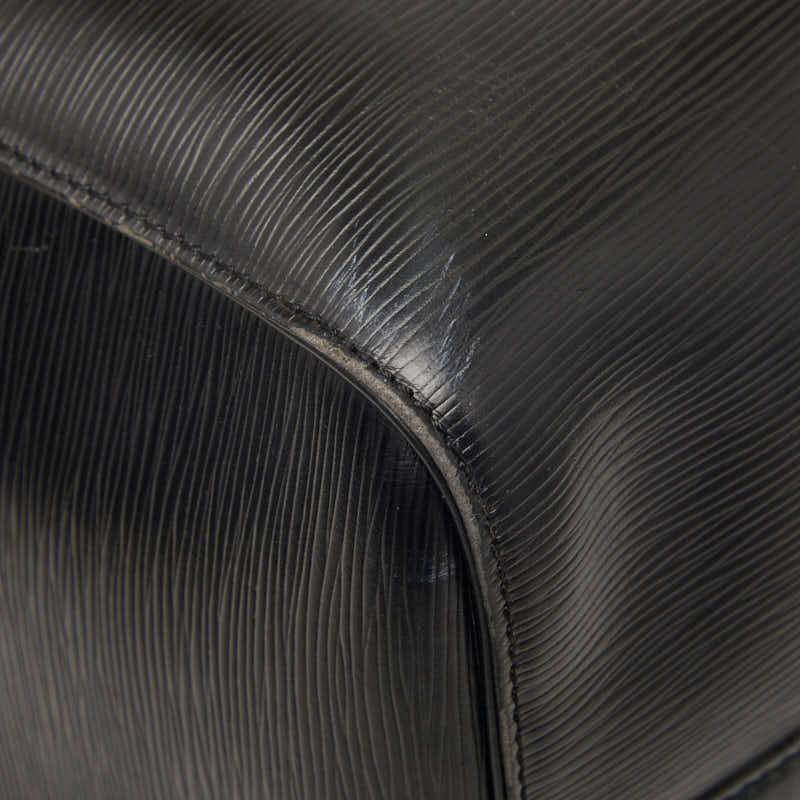 Louis Vuitton Epi Keepall 50 Boston Bag Noir Black Leather — view 4