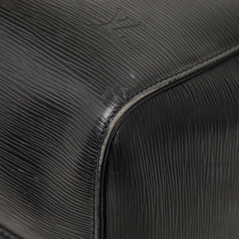Louis Vuitton Epi Keepall 50 Boston Bag Noir Black Leather — view 7