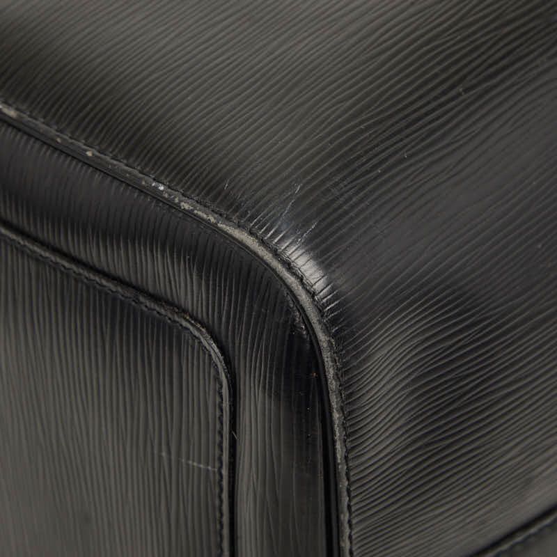 Louis Vuitton Epi Keepall 50 Boston Bag Noir Black Leather — view 6