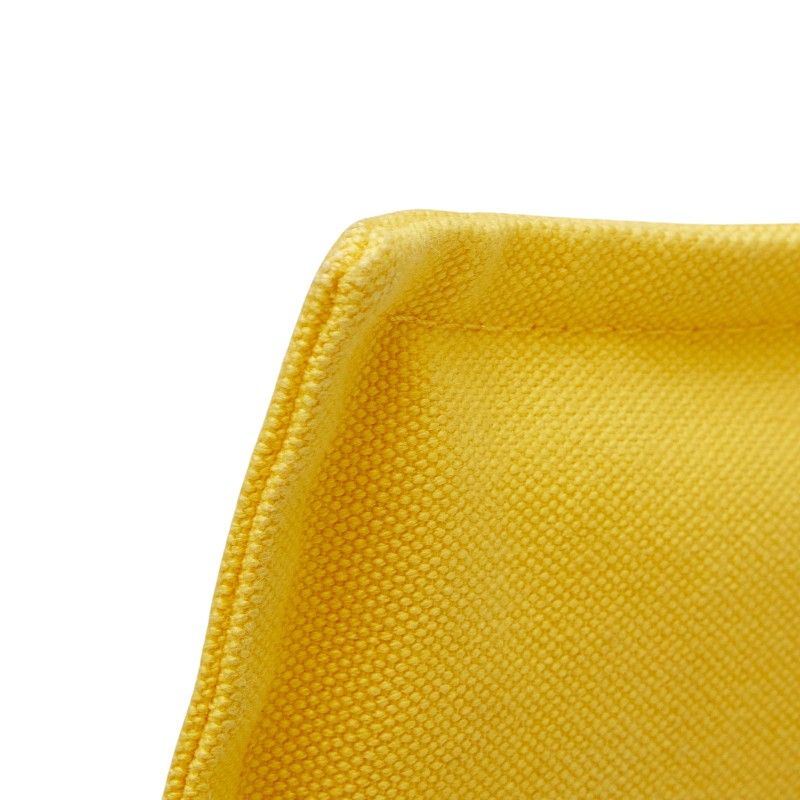 Hermes Yachting PM Pouch Case Yellow Cotton — view 5