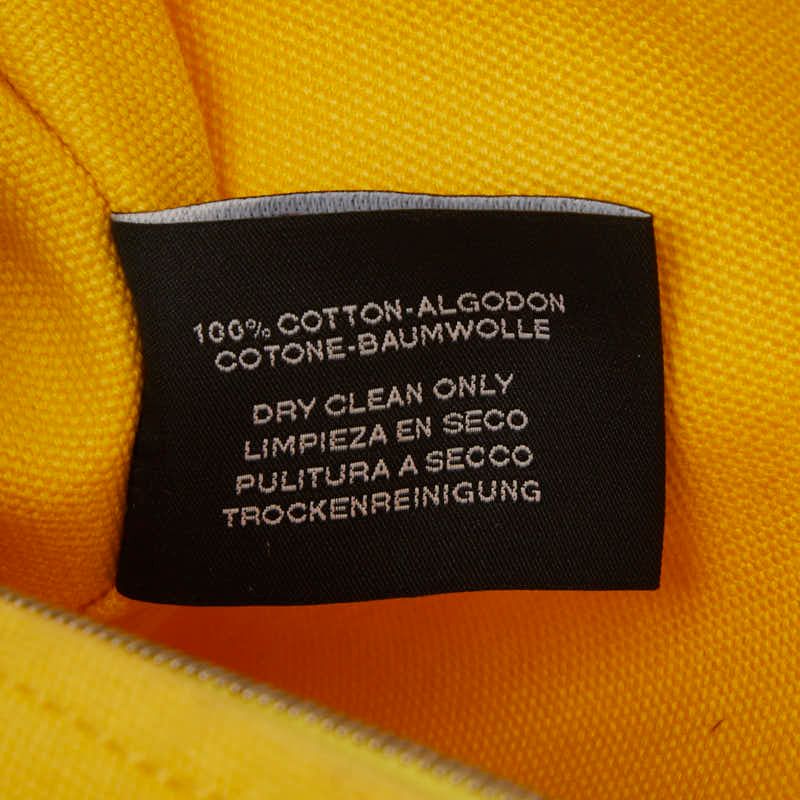 Hermes Yachting PM Pouch Case Yellow Cotton — view 8