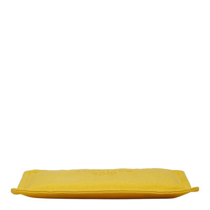Hermes Yachting PM Pouch Case Yellow Cotton — view 3