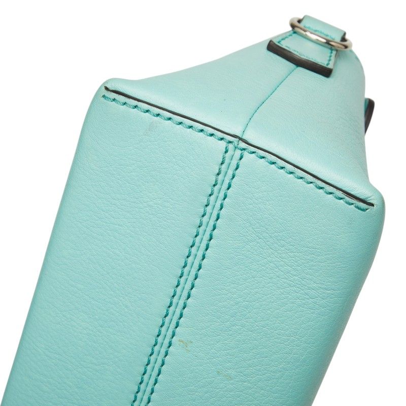 Fendi Mini by the Way Studs 2-Way Shoulder Bag Green Leather — view 4