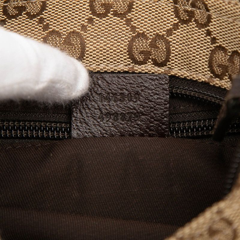 Gucci GG Canvas Sherry Line Crossbody Shoulder Bag Beige Multicolor — view 6
