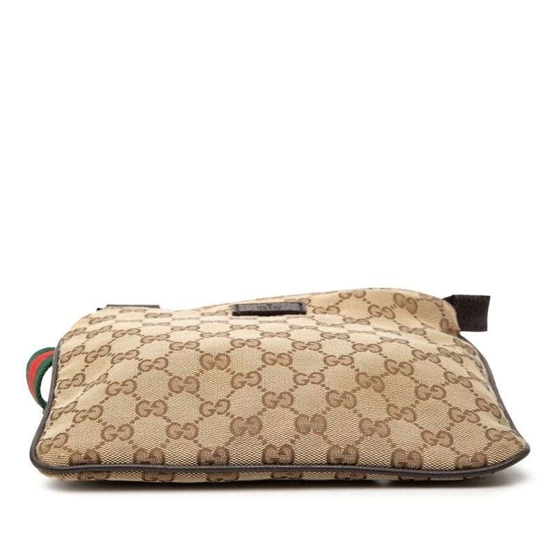 Gucci GG Canvas Sherry Line Crossbody Shoulder Bag Beige Multicolor — view 3