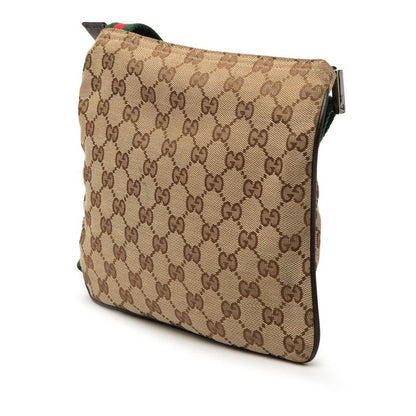 Gucci GG Canvas Sherry Line Crossbody Shoulder Bag Beige Multicolor — view 2