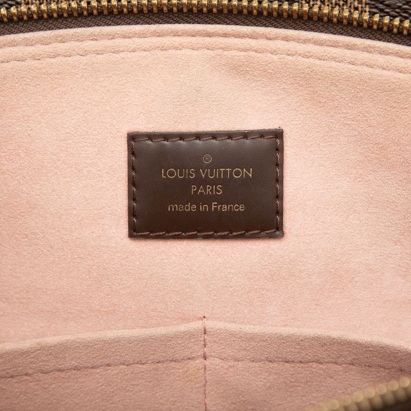 Louis Vuitton Damier Normandy 2-Way Shoulder Bag Brown Magnolia Pink Leather — view 5