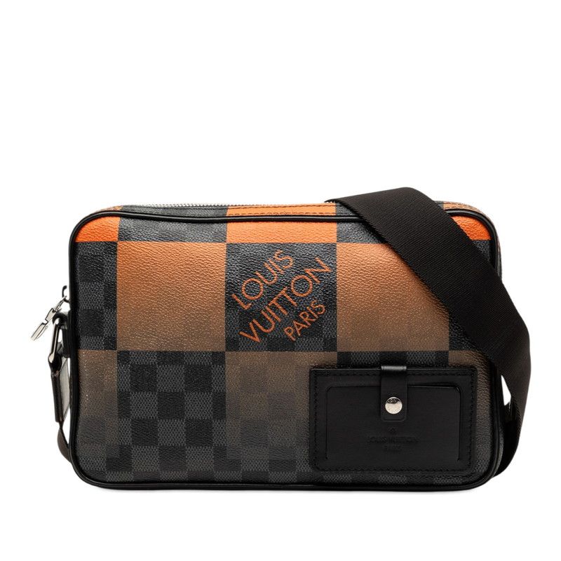 Louis Vuitton Damier Graphite Giant Alpha Messenger Crossbody Shoulder Bag