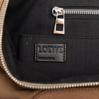 Loewe Goya Skull Backpack Beige Canvas Leather — view 7