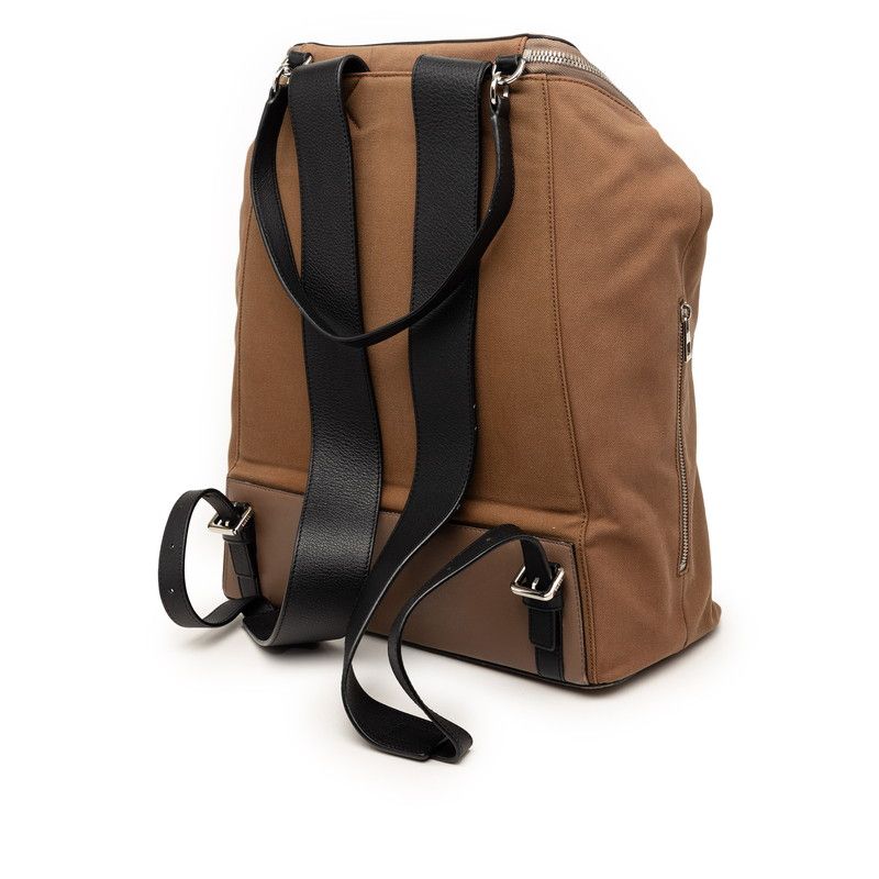 Loewe Goya Skull Backpack Beige Canvas Leather — view 2