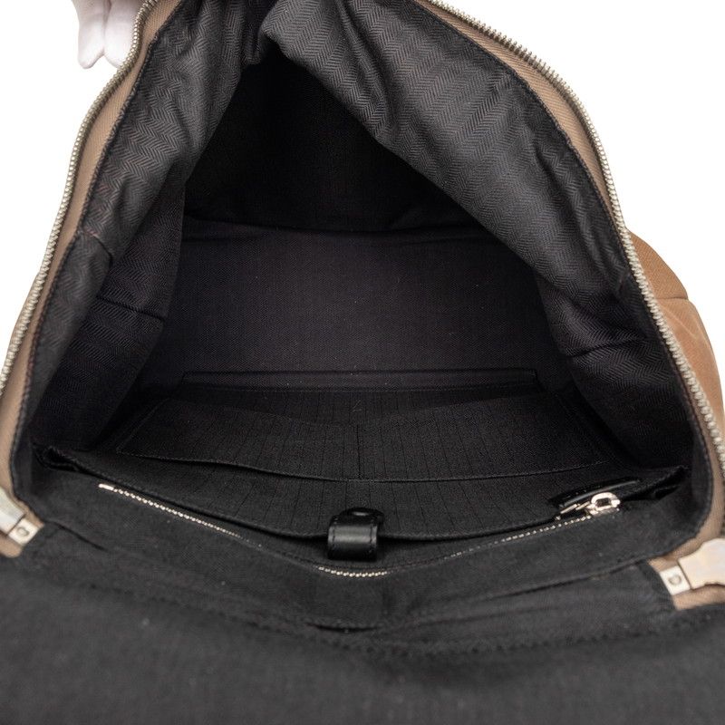 Loewe Goya Skull Backpack Beige Canvas Leather — view 6