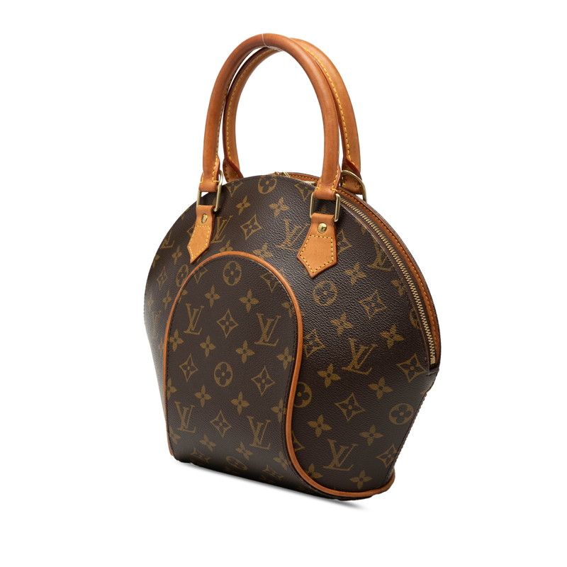 Louis Vuitton Monogram Ellipse PM Handbag Brown Leather — view 2