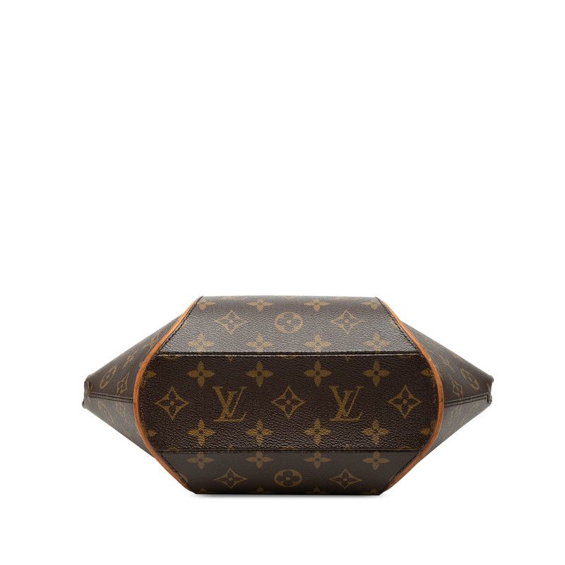 Louis Vuitton Monogram Ellipse PM Handbag Brown Leather — view 3