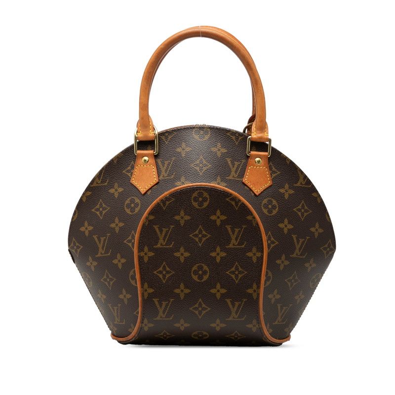 Louis Vuitton Monogram Ellipse PM Handbag Brown Leather