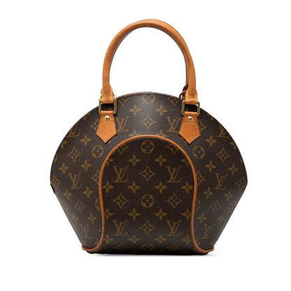 Louis Vuitton Monogram Ellipse PM Handbag Brown Leather
