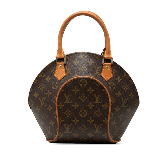 Louis Vuitton Monogram Ellipse PM Handbag Brown Leather